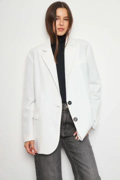 BLAZER GREY OVERSIZE C/FORRERIA - tienda online
