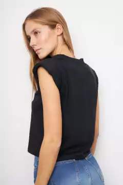 MUSCULOSA PIMA CON HOMBRERAS - comprar online