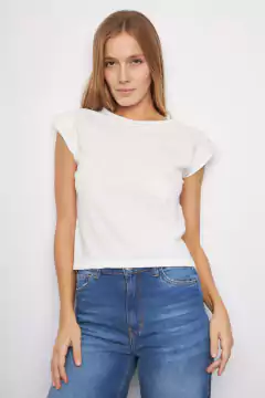 MUSCULOSA PIMA CON HOMBRERAS - comprar online