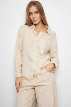 CAMISA SEAL LINO 100% - JUVIA