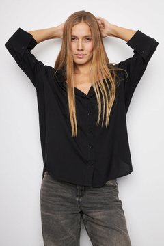 CAMISA MIRKO POPLIN RAYON - JUVIA