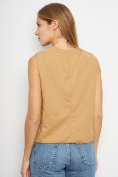 CHALECO BORGO LINO C/FORRERIA - comprar online