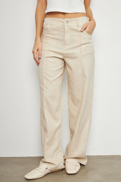 PANTALON LINO STAMPA - JUVIA
