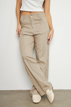 PANTALON LINO STAMPA