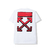CAMISETA OFF WHITE RED MARKER