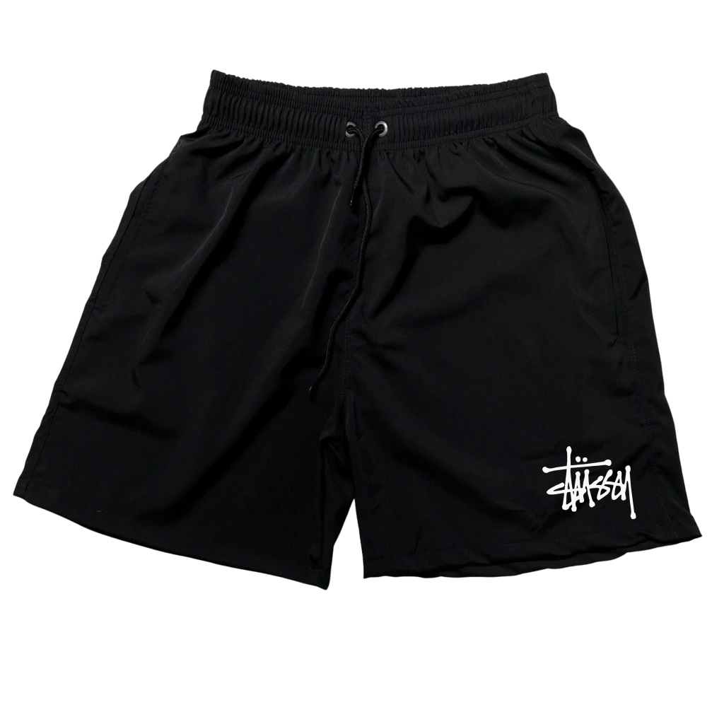 Bermuda de Tactel Stussy Logo