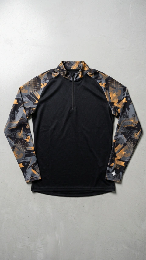 Camiseta Rashguard DryFit UV50+ Agro Brasil Preta