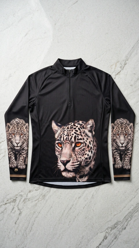 Camiseta Rashguard DryFit UV50+ Agro Brasil Onça