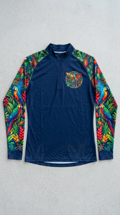 Camiseta Rashguard DryFit UV50+ Agro Brasil Tropical