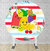Painel Redondo Sublimado Frutinhas PNR1529