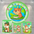 Kit Painel + Trio de Cilindros Sublimados Capivara KIT1209 - comprar online