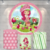 Kit Painel + Trio de Cilindros Sublimados Moranguinho KIT871