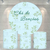 Kit Painel + Trio de Cilindros Sublimados Chá de Bençãos KIT1192 - comprar online