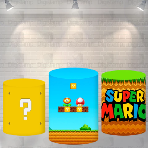 Trio de Capas para Cilindros Super Mario CL245