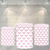 Trio de Capas para Cilindros Fazendinha Xadrez Rosa CL281