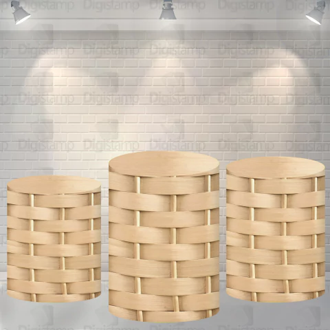 Trio de Capas para Cilindros Cesto de Vime CL291