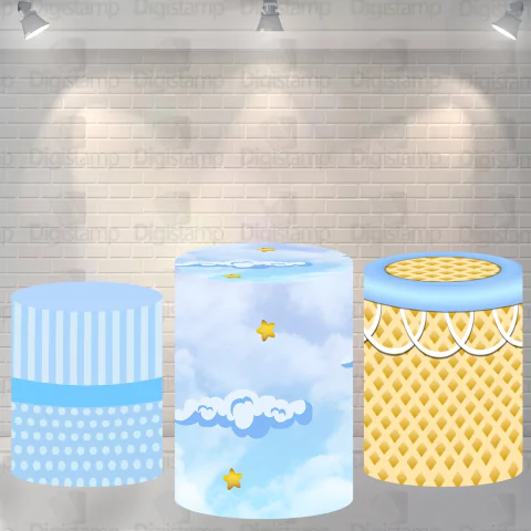 Trio de Capas para Cilindros Sublimados Ursinho Baloeiro CL142