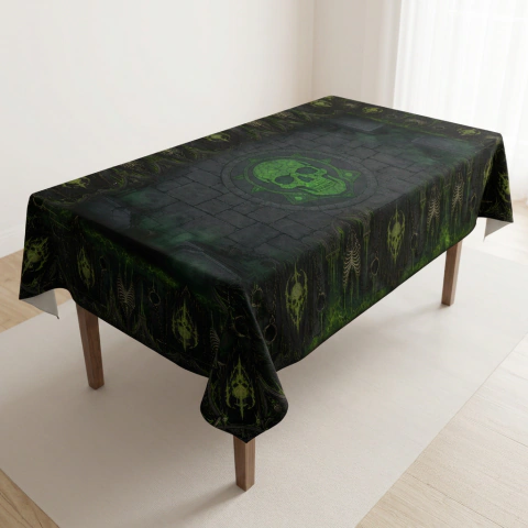 Toalha de Mesa para RPG e Board Games - Estampa Calabouço do Medo