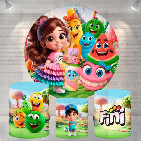 Kit Painel + Trio de Cilindros Sublimados Fini KIT1304 - comprar online