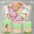 Kit Painel + Trio de Cilindros Sublimados Jardim KIT1044