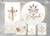 Kit Painel + Trio de Cilindros + 1 Painel Laterais Sublimados Aniversário Batizado SKIT097
