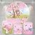 Kit Painel + Trio de Cilindros Sublimados Jardim Encantado Boneca KIT049