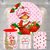Kit Painel + Trio de Cilindros Sublimados Moranguinho KIT275