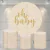 Kit Painel + Trio de Cilindros Sublimados Cha de Bebe Oh Baby Bege KIT1024
