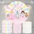 Kit Painel + Trio de Cilindros Sublimados Circo Menina KIT021