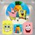 Kit Painel + Trio de Cilindros Sublimados Bob Esponja KIT064