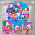 Kit Painel + Trio de Cilindros Sublimados Baby Shark & Cry Babies KIT922