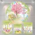Kit Painel + Trio de Cilindros Sublimados Jardim Encantado KIT118