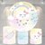 Kit Painel + Trio de Cilindros Sublimados Chuva de Amor KIT136