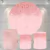 Kit Painel + Trio de Cilindros Sublimados Glitter Rosé Gold KIT144