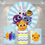 Kit Painel + Trio de Cilindros Sublimados Bolofofos KIT917