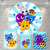 Kit Painel + Trio de Cilindros Sublimados Bolofofos KIT916