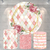 Kit Painel + Trio de Cilindros Sublimados Floral KIT449