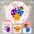 Kit Painel + Trio de Cilindros Sublimados Bolofofos KIT915