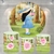 Kit Painel + Trio de Cilindros Sublimados Jardim Bonecas KIT416