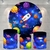 Kit Painel + Trio de Cilindros Sublimados Galaxia KIT471