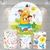 Kit Painel + Trio de Cilindros Sublimados Volta as Aulas KIT483