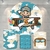 Kit Painel + Trio de Cilindros Sublimados Aviador KIT487