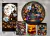 Kit Painel + Trio de Cilindros + Painel Lateral Sublimados Halloween SKIT173