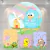 Kit Painel + Trio de Cilindros Sublimados Galinha Pintadinha Rosa KIT202