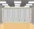 Painel Sublimado 3D Retangular Boiserie PN056
