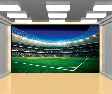 Painel Sublimado 3D Retangular Futebol PN065