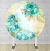 Painel Redondo Sublimado Floral PNR1007