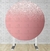 Painel Redondo Sublimado Glitter Rosé PNR1027