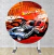 Painel Redondo Sublimado Hot Wheels PNR1033