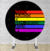 Painel Redondo Sublimado LGBT PNR1039